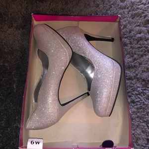 glitter heels